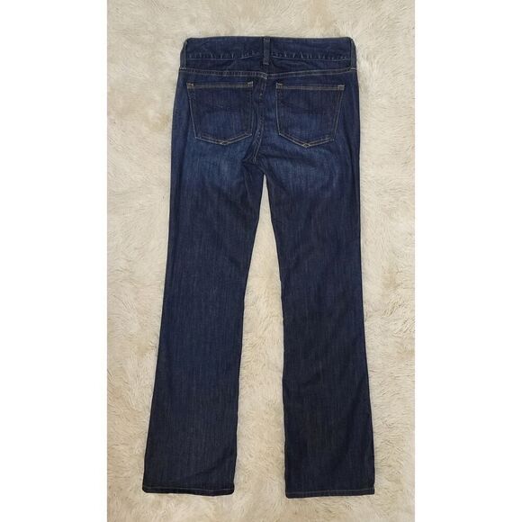 Gap Low-Rise Boot Cut Denim Blue Jeans Womens 27 Regular Dark Wash (27x34) Pant - Picture 6 of 9